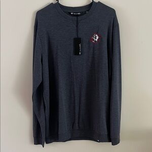 Travis Mathew Charcoal Buffalo Sabres Long Weekend Crewneck Sweatshirt